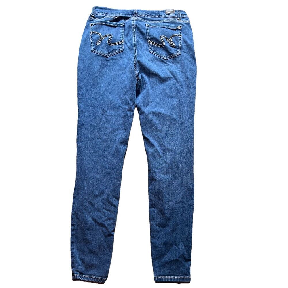Wallflower Instasoft Ultra Fit Skinny Denim Dark Blue Jeans Women's 13 Long - Picture 5 of 10